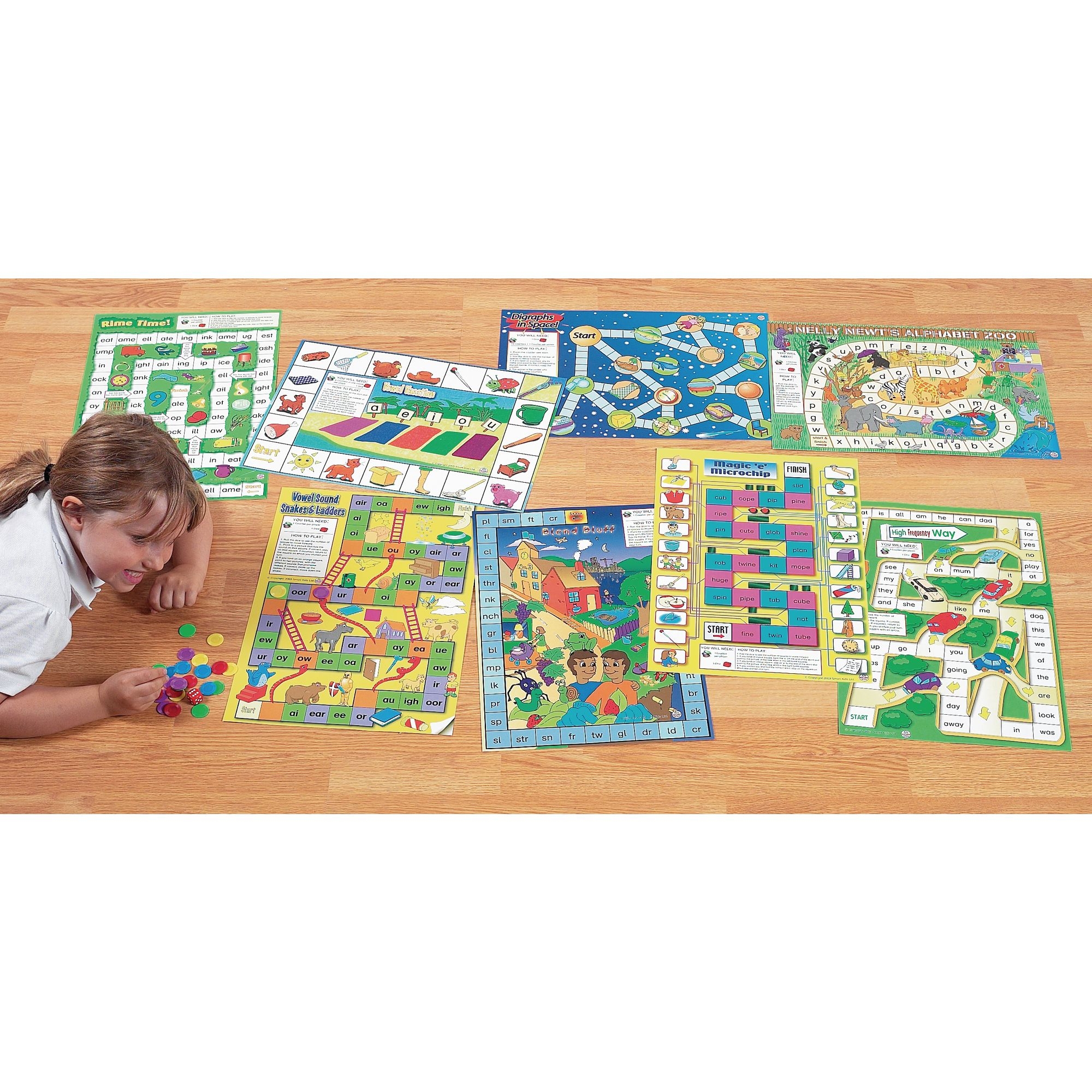 8 Spelling Board Games